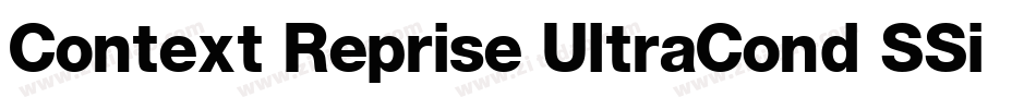 Context Reprise UltraCond SSi Normal字体转换